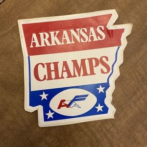 Arkansas Champs AFA American Football Association VTG Sticker